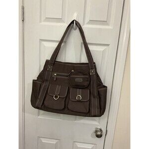 Baby Boom Brown Diaper Bag with Multiple Pockets